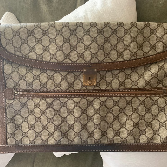 leather portfolio clutch